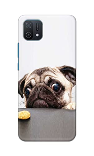 Image of PRINTFIDAA� Printed Hard Back Cover Case for Oppo A16K Back Cover (Pug Dog) -2808