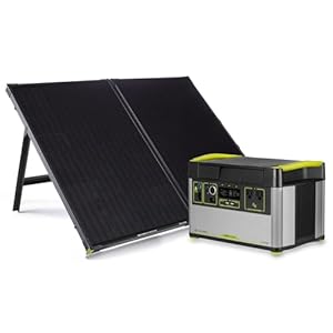 Goal Zero Yeti Portable Power Station – Yeti 1500X w/ 1,516 Watt Hours Battery Capacity, USB Ports & AC Inverter – Includes Boulder 200 Briefcase Solar Panel, For Camping, Outdoor, Off-Grid & Home Use