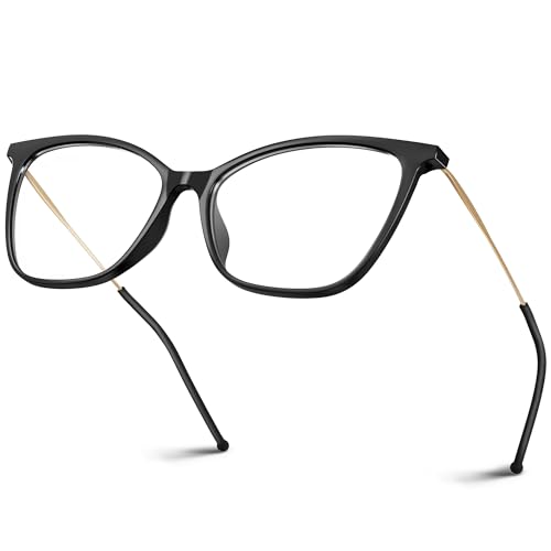 VISOONE Oversized Cat Eye Blue Light Blocking Glasses for Women