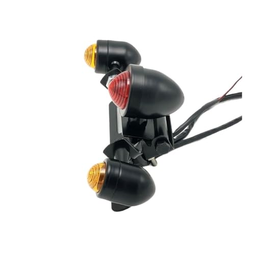 Clignotants moto LED de qualité supérieure avec support de plaque en acier robuste - 2