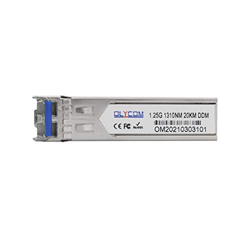 Image of 2pcs Industrial SFP Module 1.25Gb /s 20km Fiber Transceiver Duplex LC 1310nm Single-Mode DDM