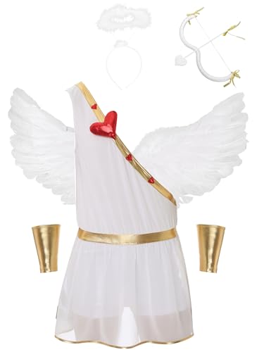 Disfraz de Cupido hombre para Carnaval con alas aureola arco y flecha 3