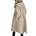 Trenchcoat Damen, Trenchcoat Damen Wasserdicht Windjacke Gefüttert Regenjacke Herbst Mantel Elegant Lang Windbreaker Parka Jacke Große Größen Übergangsjacke Softshelljacke Outdoorjacke