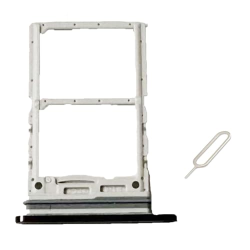 UPONEW for Samsung Galaxy Z Flip 6 2024 Card Tray SD Sim Card Holder Container Replacement Part (Black)