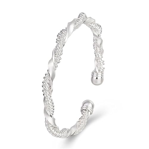 Clearances Sales And Todays Deals Prime Leaf Shape Bracelet 925 Sterling Silver Bracelet for Women Fashion Simple Adjustable Bracelets Bangle Bracelets Gifts Birthday Christmas Thanksgiving Day