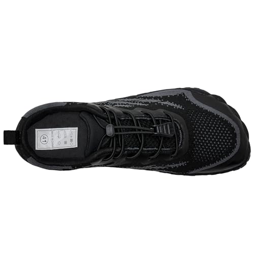 Image of WateLves Water Shoes Men Women Beach Barefoot Aqua Socks Breathable Wide Swim Outdoor Walking Anti Slip Pool Shoes for Hiking Kayaking Diving Surfing