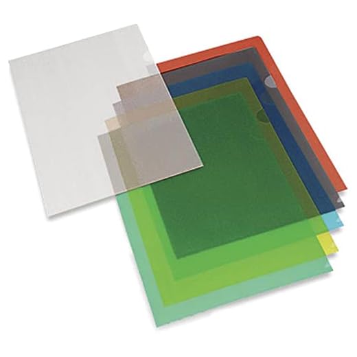 Pasta L x 10 Unidades, Polibras 093117, Cristal