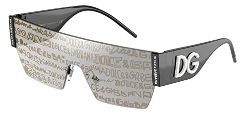 DOLCE & GABBANA 　　ボダン１９種類 Dolce & Gabbana Mens DG2233 Black/Grey Silver/Gold Graffiti One