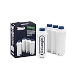 De'Longhi Original Wasserfilter 4er Pack DLSC321 - Zubehör für De'Longhi Kaffeevollautomaten mit Wasserfilter, Pflege und Schutz der Maschine, optimiert die Kaffeequalität und schützt vor Kalk