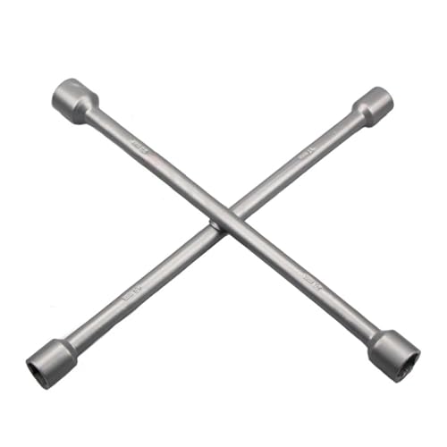 Chave De Roda Universal Em Cruz Estrela 4 Bocas 17x19x21x23mm Automotivo