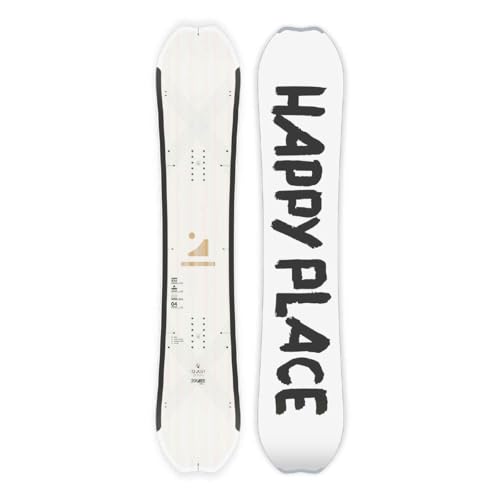 Slash by Gigi, Happy Place Snowboard, Carbonbon, Bi-Ax Fiberglass, Pop Woodcore, Sintered Base 7500, Belt Finish, Impact Dampening, Steel Edges, Factory Waxed, Tip Protectors, Blank TopArt, 152