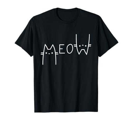 Funny Meow Lovers - Cat Mom Gifts for Girls Women Cat Mama T-Shirt