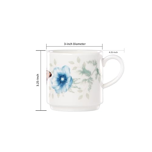 Image of Lenox 890451 Butterfly Meadow 4-Piece Stacking Mug Set