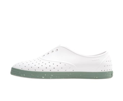 [�l�C�e�B�u �V���[�Y] �E�H�[�^�[�V���[�Y JERICHO WANDERFOAM ���f�B�[�X SHELL WHITE/RELAX GREEN SPECKLE RUBBER 22.5 cm D