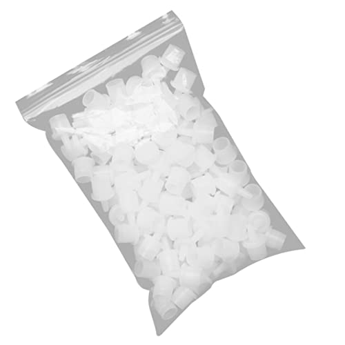 FRCOLOR 100個嫁接睫毛用プラスチック製グルーボトルキャップ 精密アプリケーター先端手元保護付き 遅延流量設計で接着剤の固化防止 家 工業 模型作業対応