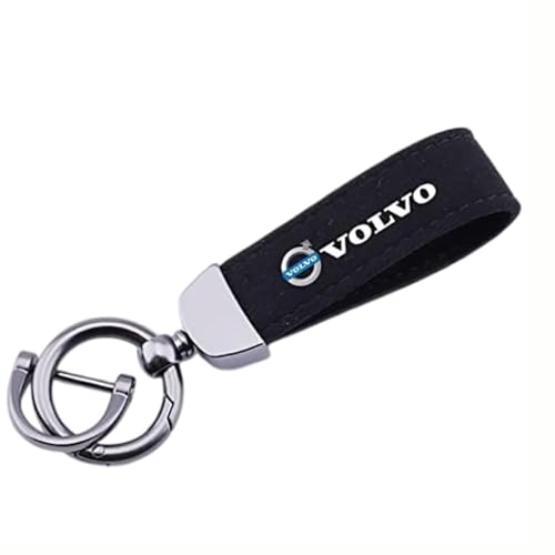 SANSHAOS Porte Clef Voiture pour Volvo S90 S60 XC60 XC40 V40 V60 S60 S80 XC90 S40 Anneau Porte Clé Voiture Accessoires Interieur comme Cadeau d'affaires pour Homme et...
