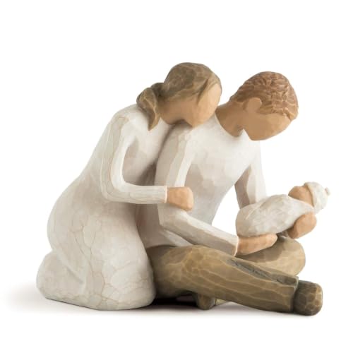 Willow Tree New Life Celebrating The Miracle of New Life A Gift for First Time Parents or Those Growing Their Families Loving Relationships Between Parents and Child Sculpted Hand-Painted Figure