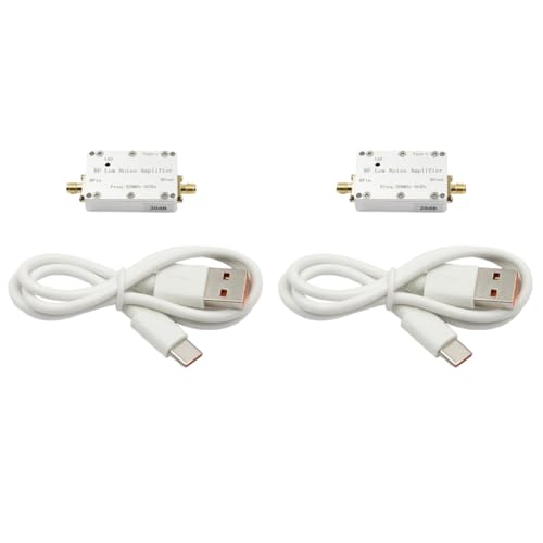 Récepteur à Gain Élevé 50M-6GHz et amplificateur à faible bruit pour signal stable, 2 pcs