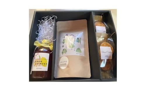 宇陀の午後のお茶セット (化粧箱入り) ハーブティー ティーバック セット お茶 クッキー シロップ 国産 bijinness