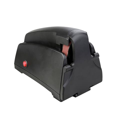 Pretfy Aiguiseur de Couteaux électrique Rapide, Unique, 3 Réglages, Outil Professionnel pour une Utilisation en Cuisine à Domicile, adapté aux Couteaux de Chef, Santoku, Ciseaux, avec 4 Bandes