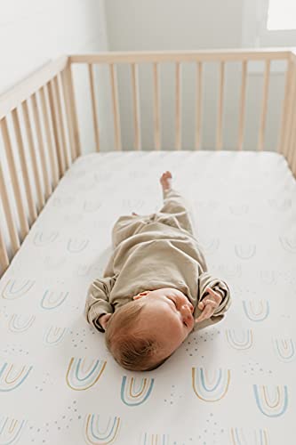 Image of Premium Fitted Knit Crib Sheet /Toddler Sheet Skye by Copper Pearl