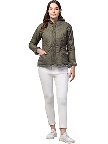 Image of Generic Women's Nylon Standard Length Bomber Jacket