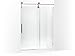 Kohler K-701724-10L-CP Artifacts 80-7/8" Sliding Shower Door with 3/8"-Thick Glass, Polished Chrome