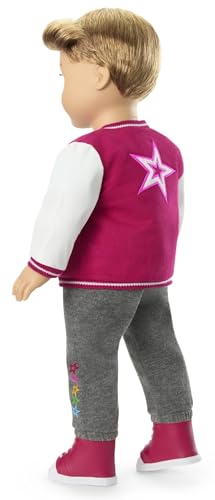 Image of American Girl, Truly Me 18-inch Doll #104 with Dark-Blue Eyes, Straight Caramel Hair, Light Skin, for Ages 6+