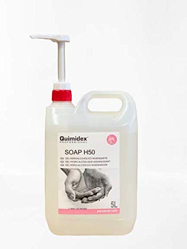SOAP H50. GEL HIDROALCOHOLICO HIGIENIZANTE. (GARRAFA 5l. + CAÑA DISPENSADORA) Cover