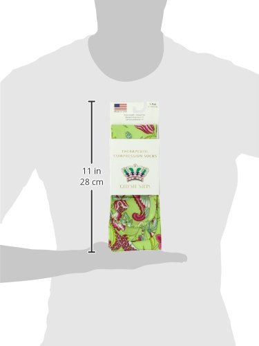 Image of Celeste Stein Therapeutic Graduated Women Compression Socks, Diabetic Socks For Womens, 8-15 mmHg For Regular Calf