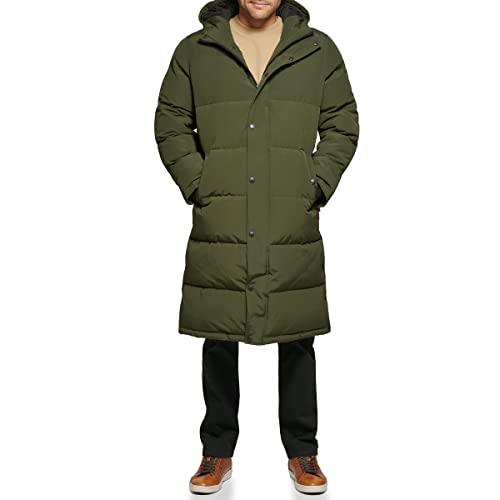Levi's Men's Arctic Cloth Extra Long Parka, Olive, Large