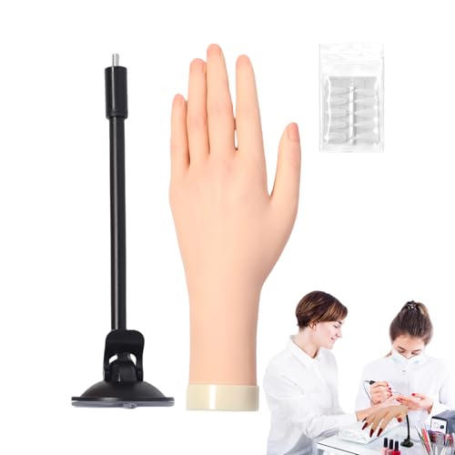 Modèle de main pour ongles pratique manucure en école d'esthétique