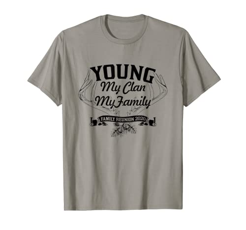 YOUNG Family Reunion 2020 Árbol de ascendencia personalizado Camiseta