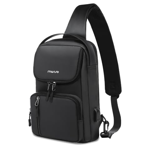 MOSISO USB Sling Bag