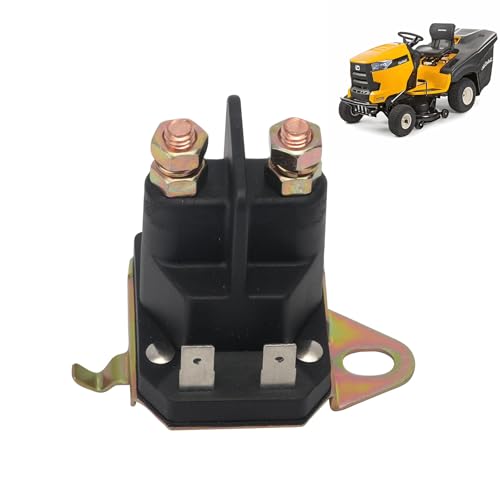 RAJBMT 435-325，Riding Lawn Mower Tractor Starter Solenoid Fit for Craftsman 192507， 12V Starter Relay Compatible withHusqvarna 532192507,Jo-hn Deere Snapper
