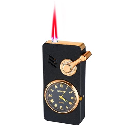 Encendedor de butano con llama ajustable y diseño resistente al viento 2