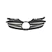 Compatible for Mercedes Benz SLK Class R170 Car Front Grill 3 Fin Upper Front Bumper Grille(Matte black)