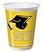 Congrats Grad 16 oz Plastic Cups, School Bus Yellow