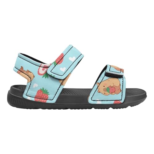Girls Capybara Sandals Fashion Athletic Summer Sport Sandals Adjustable for Kids Toddler Cute Beach Water Shoes2
