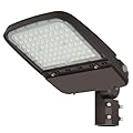 kadision LED Parking Lot Light 240W/200W/150W Adjustable, 36000lm (150lm/W) 5000K 100-277V, Waterproof LED Shoebox Light with Dusk-to-Dawn Photocell, Slip Fitter Mount, ETL Listed