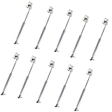 10PCS Furniture Cabinet Gas Spring Hinge Struts, Kitchen Cabinet Door Lift Pneumatic Support Hydraulic Gas Spring Stay Hold Pneumatic Hardware-Pressure: 100N/22.5lb (10pcs)