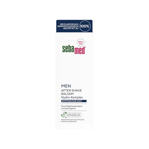 SEBAMED for Men After Shave Herren Balsam, Hydro-Komplex hilft gegen Rasurbrand, Reizlinderung dermatologisch bestätigt zu 100%*, feuchtigkeitsspendend und beruhigend 2