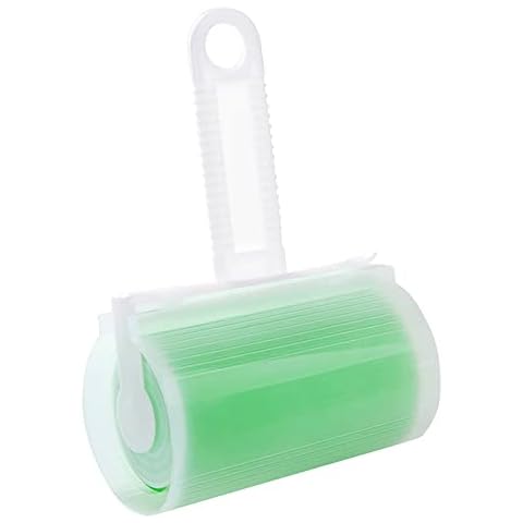 SHE.White Sticky Master Lint Roller, Washable Reusable Gel Lint Roller, Lint Roller For Pet Hair Refill, Sticky Lint Roller, lint Rollers Cover