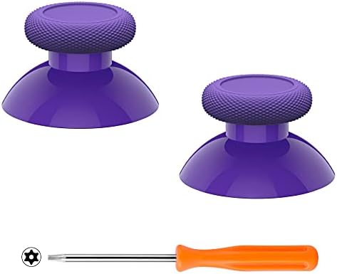 eXtremeRate Purple Replacement Thumbsticks for for Xbox Series X/S Controller, for Xbox One Standard Controller Analog Stick, Custom Joystick for Xbox One X/S, for Xbox One Elite Controller