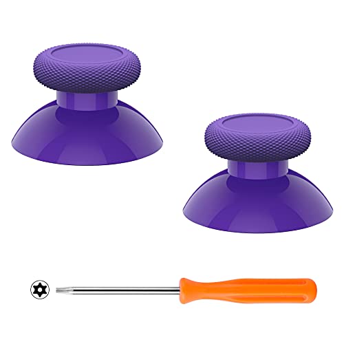 Image of eXtremeRate Replacement Thumbsticks for Xbox Series X & S Controller, Joysticks Repair Kit for Xbox Wireless Controller, Custom Analog Stick Buttons for Xbox One S /X /Elite Controller - Purple