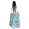 kkvhhyuo Cartoon medicine pattern Print Tote Bag, Large Shoulder Bag Handbag with Zipper Cross Body Bag Women for Work Shopping Gym and Everyday Carry #4