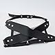 SUPKTHDY BDSM Maske Gekreuzte Augenmaske PU Leder Augenbinde Augenmaske SM Fetisch Bondage Maske Erotik Halbgesichts Maske für Paare Cosplay Maske Fesseln Sexspielzeug