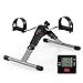 COSTWAY Pedaltrainer für Senioren, Arm und Beintrainer klappbar mit verstellbarem Widerstand & LCD-Display, Mini Heimtrainer unter dem Schreibtisch, Bewegungstrainer für Zuhause & Büro
