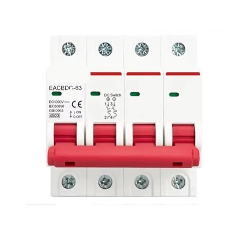 Disjoncteur EACBDC 4P DC 1000 V anti surchauffe pour onduleur solaire