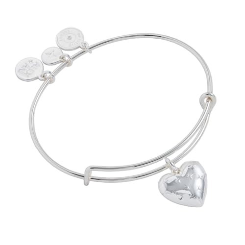 Alex and Ani Metal Heart Charm Bangle Product Details